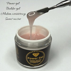 POWER GEL Medium Consistancy Builder<br>ג'ל בנייה בסמיכות בינונית - sweet nectar