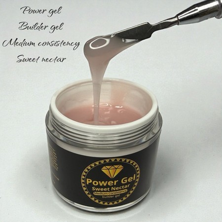 POWER GEL Medium Consistancy Builder<br>ג'ל בנייה בסמיכות בינונית - sweet nectar