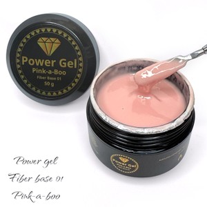 Power Gel Fiber Base 01<br>בסיס פייבר 01 - Pink-a-Boo