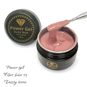 Power Gel Fiber Base 03<br>בסיס פייבר 03 - Dusty Terra