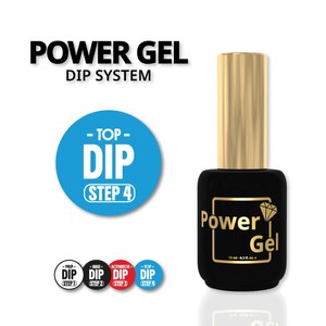DIP Top Coat - נוזל איטום וברק שלב 4 | Power Gel DIP SYSTEM