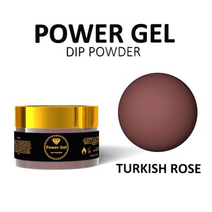 DIP POWDER TURKISH ROSE - אבקת דיפ "ורד טורקי" | Power Gel DIP SYSTEM