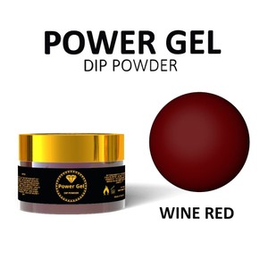 DIP POWDER RED WINE - אבקת דיפ "יין אדום" | Power Gel DIP SYSTEM