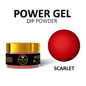 DIP POWDER SCARLET - אבקת דיפ "אדום שני" | Power Gel DIP SYSTEM