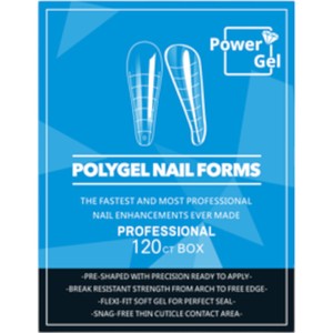 טיפסים רב פעמיים ARCHED ALMOND לפוליג'ל וג'ל בנייה | POWER GEL
