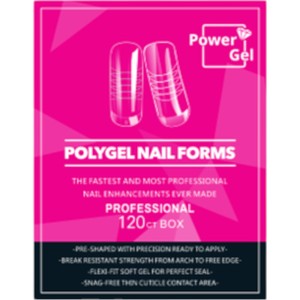 טיפסים הפוכים CURVED SUARE לפוליג'ל וג'ל בנייה | POWER GEL