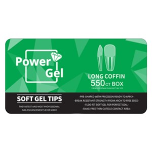 טיפס ג׳ל בלרינה (Long Coffin) לבנייה בג׳ל | POWER GEL