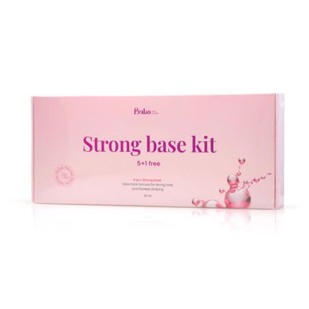 BUBA Nail System<br>מארז 6 יחידות בסיס חזק ללק ג'ל - 1+5 מתנה