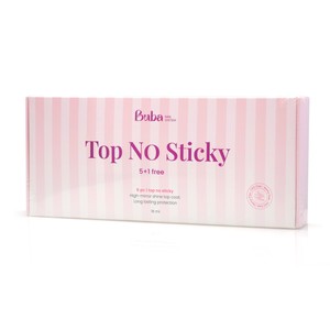 BUBA Nail System<br>מארז 6 יחידות טופ מבריק ללא נטרול - 1+5 מתנה