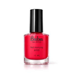 לק חותמות לציפורניים 15 מ"ל - גוון אדום | Buba Nail Design