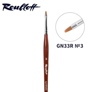 מכחול ג'ל אובלי לבנייה וציור ROUBLOFF - GN33R/3