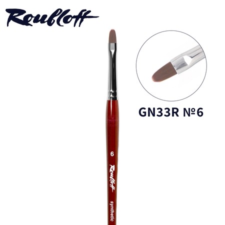 מכחול ג'ל אובלי לבנייה וציור ROUBLOFF - GN33R/6