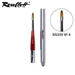 מכחול ג'ל אובלי עם ידית נשלפת Roubloff - DS33V-4