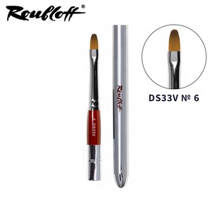 מכחול ג'ל אובלי עם ידית נשלפת Roubloff - DS33V-6