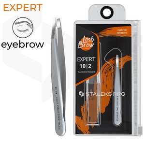 פינצטה לגבות STALEKS PRO EXPERT 10 TYPE 2 | קצה ישר צר לגבות דקות
