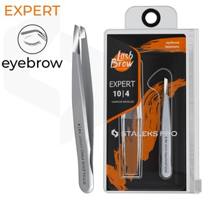 פינצטה לגבות STALEKS PRO EXPERT 10 TYPE 4 | קצה נטוי צר לעיצוב מדויק