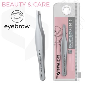 פינצטה לגבות STALEKS BEAUTY & CARE 30 TYPE 3 | קצה נטוי רחב