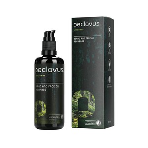 שמן לזקן ולעור הפנים לגבר 100 מ"ל | PECLAVUS Gentleman Beard & Face Oil Recharge