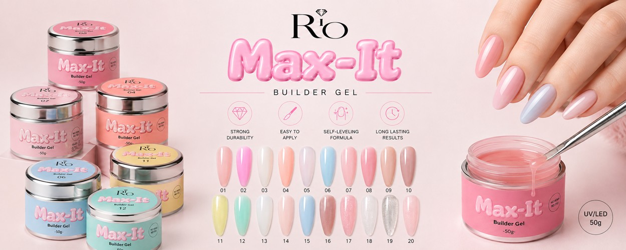 Max-It מבית RIO - ג'ל בנייה והארכת ציפורניים