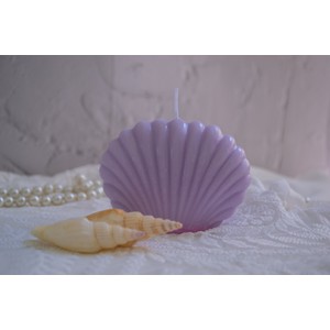 Shell soy wax candle with aromatic oils