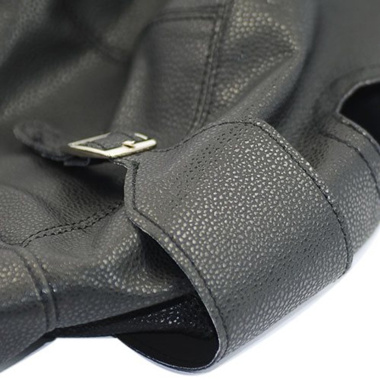 כיסוי ראש דמוי עור איכותי עם מחסום פה וכסוי עיניים