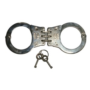 אזיקי ידיים משטרתיים אזיקים צמודים ממתכת Hinged Cuffs