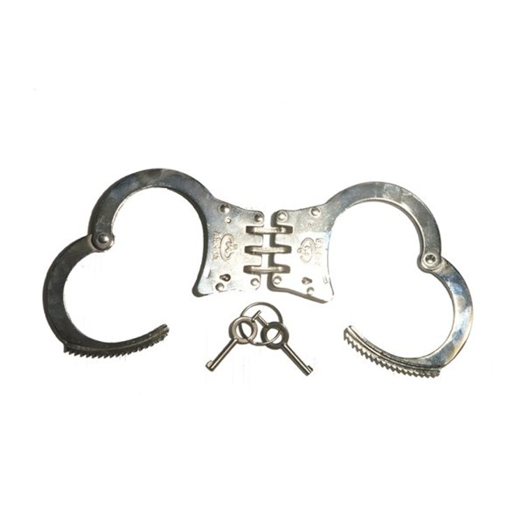 אזיקי ידיים משטרתיים אזיקים צמודים ממתכת Hinged Cuffs