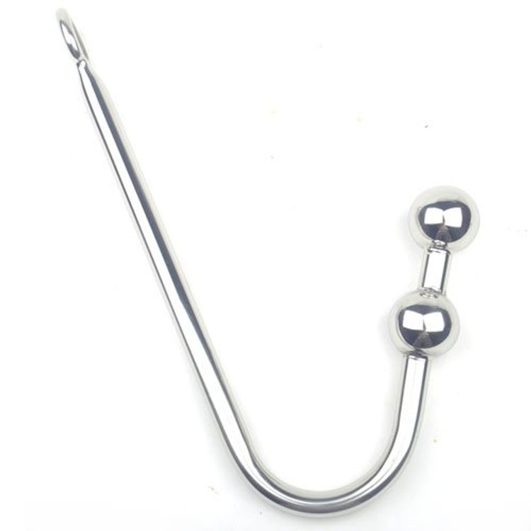 וו אנאלי ממתכת עם שני כדורים