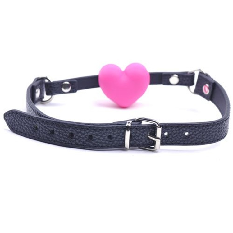 מחסום פה עשוי סיליקון בצורת לב