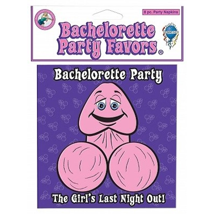 סט של 8 מפיות למסיבת רווקות