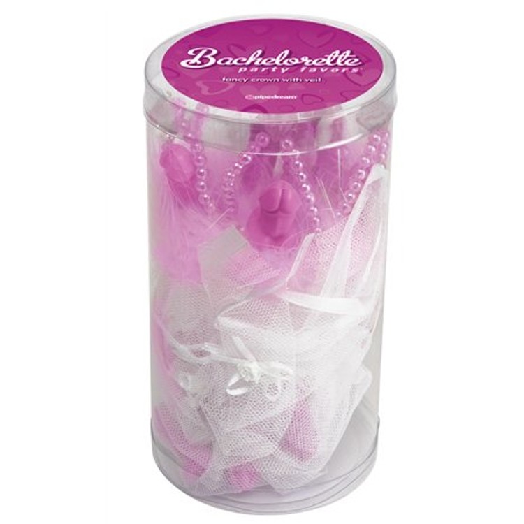 קשת מעוטרת עם הינומה למסיבת רווקות