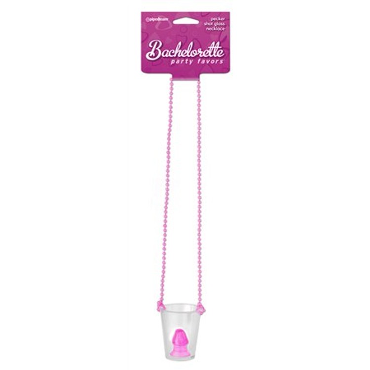 כוסית הקפצה עם בולבול בתחתית ושרשרת לצוואר