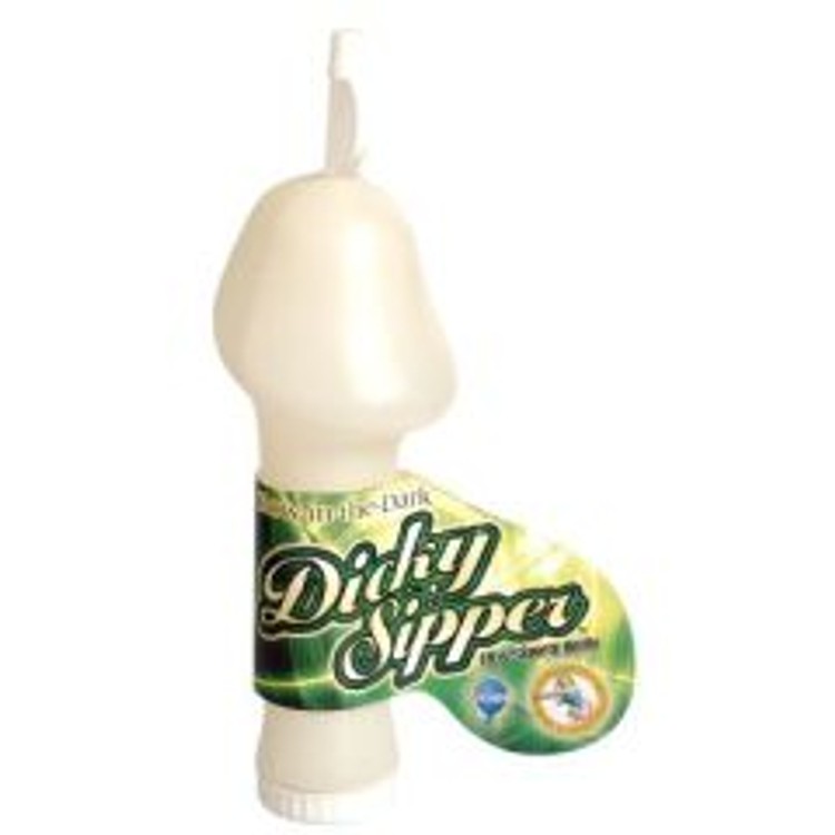 בקבוק שתיה זוהר עם קש בצורת בולבול