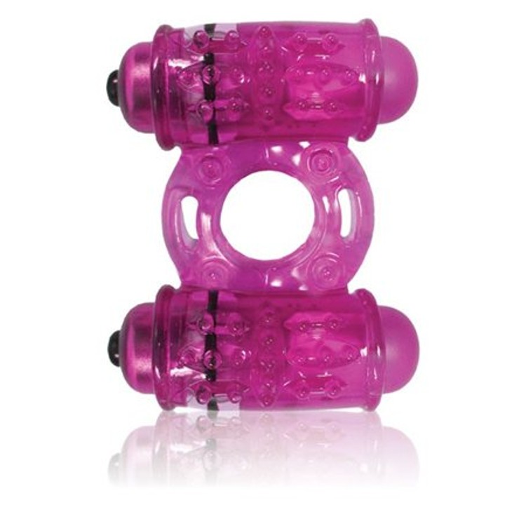 טבעת רטט עוצמתית כפולה של Screaming-O