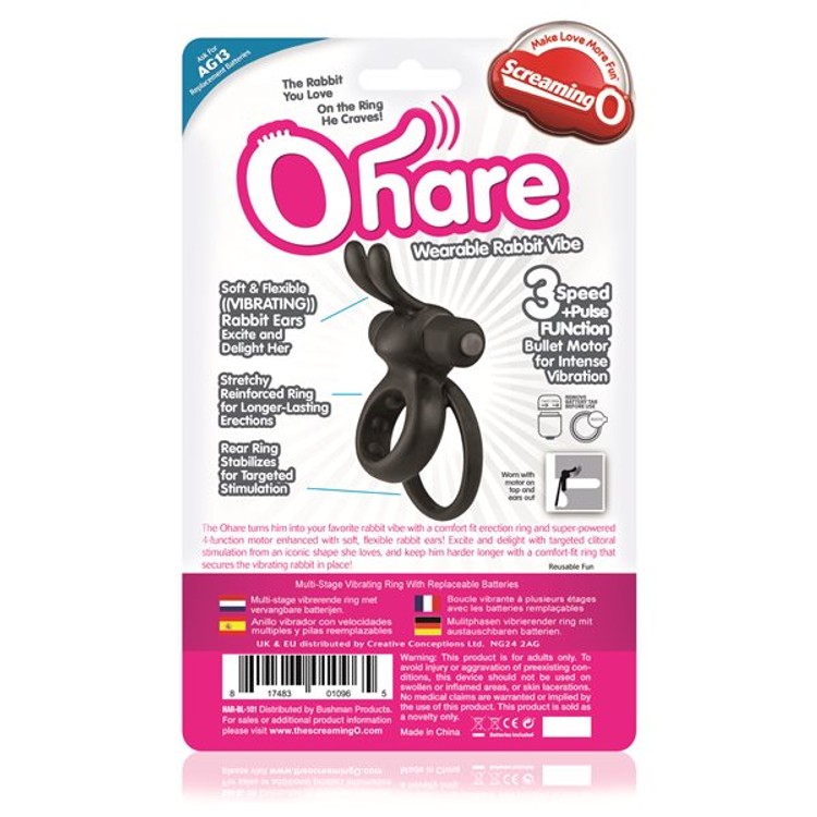 Ohare טבעת רטט ארנבון מבית The Screaming-O