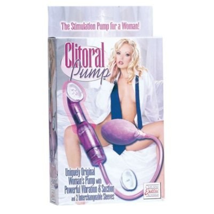 משאבה רוטטת לדגדגן עם שרוולי סיליקון