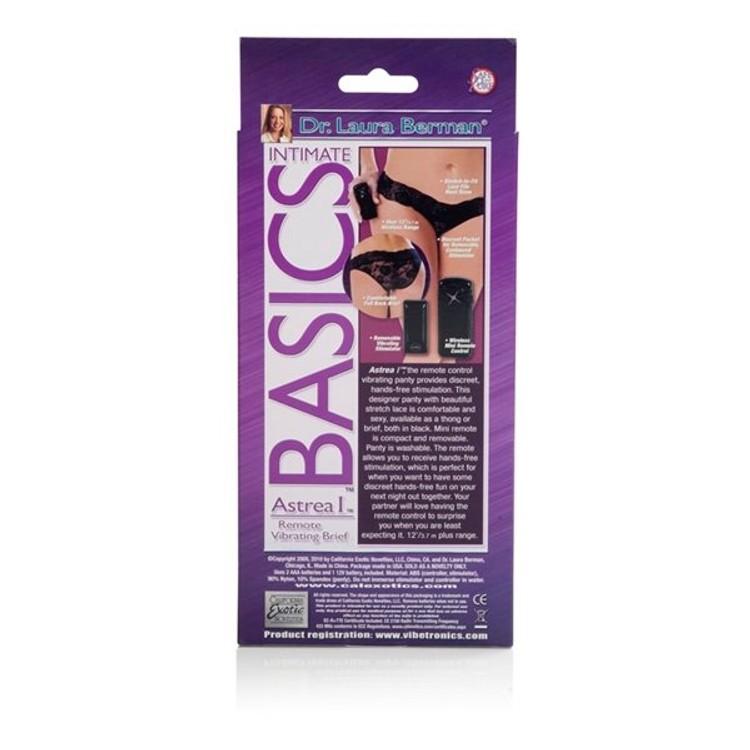 תחתון רוטט עם שלט Astrea I מבית Laura Berman