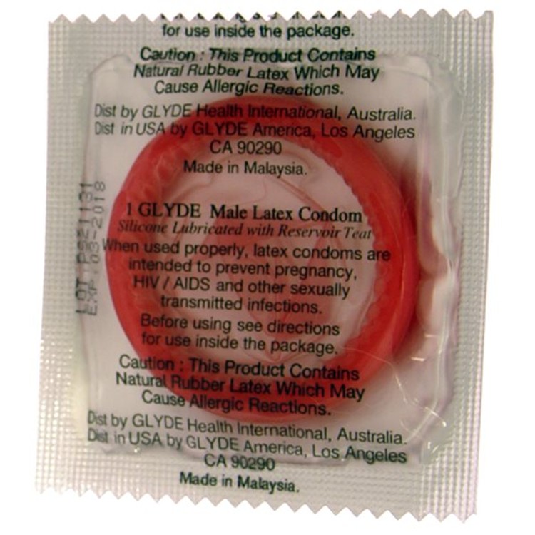 קונדום טבעי גלייד בטעמים שונים Glyde