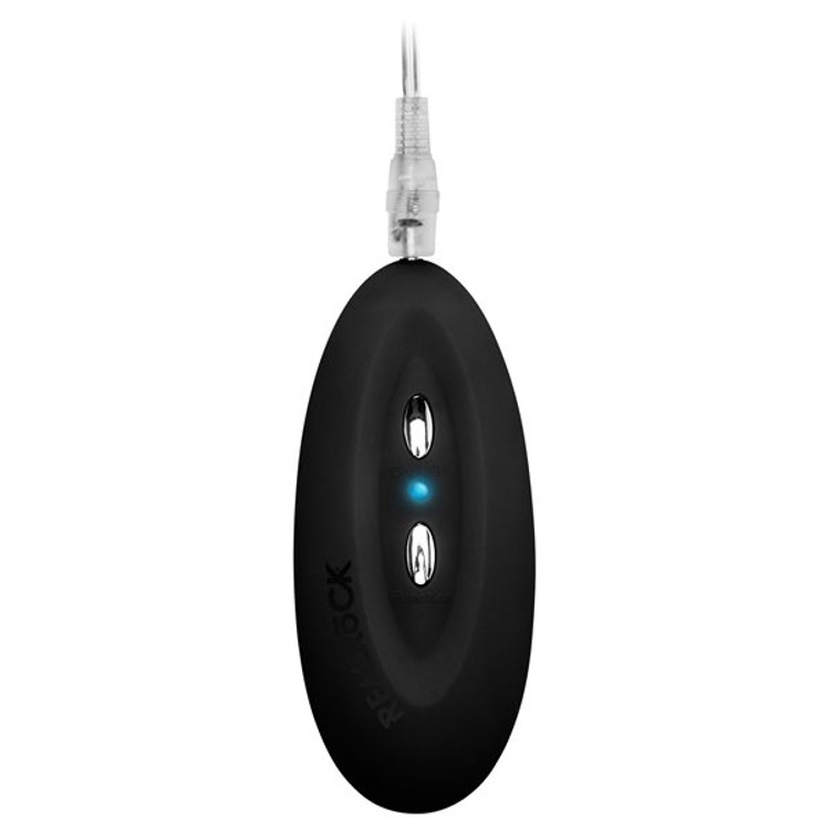 דילדו ריאליסטי נצמד ללא אשכים עם מנגנון רטט ובאורך 15 ס"מ