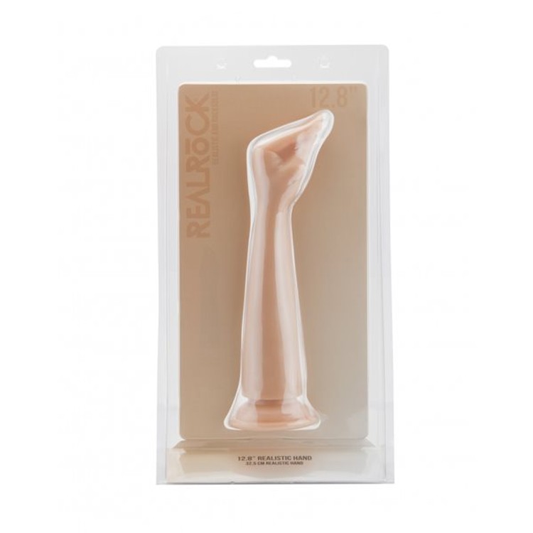 דילדו גומי גדול בעיצוב של יד נשית