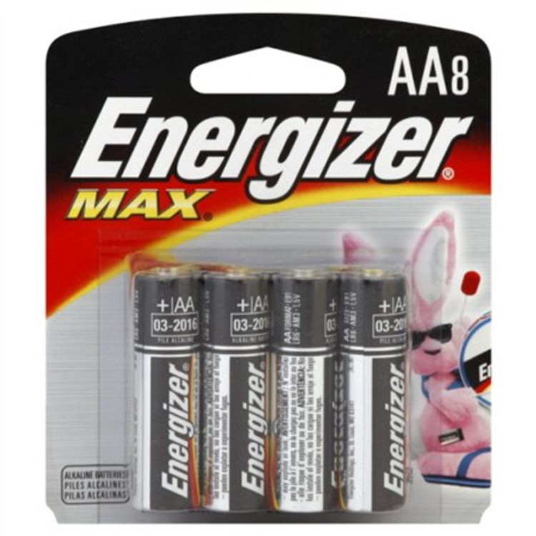 סוללות AA אנרג'ייזר מארז 8