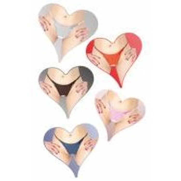 תחתון חוטיני כסוף עשוי PVC