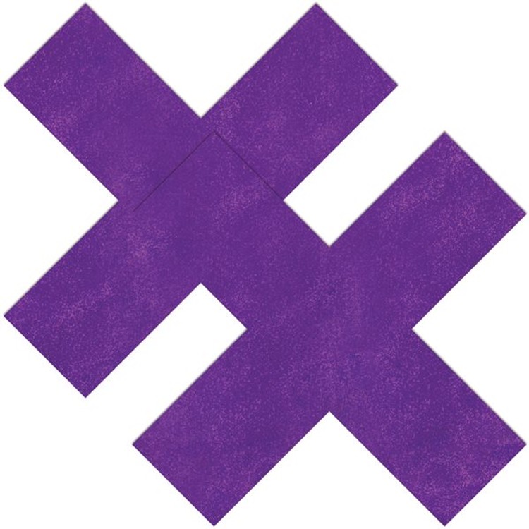 מדבקה לפטמות בצורת איקס