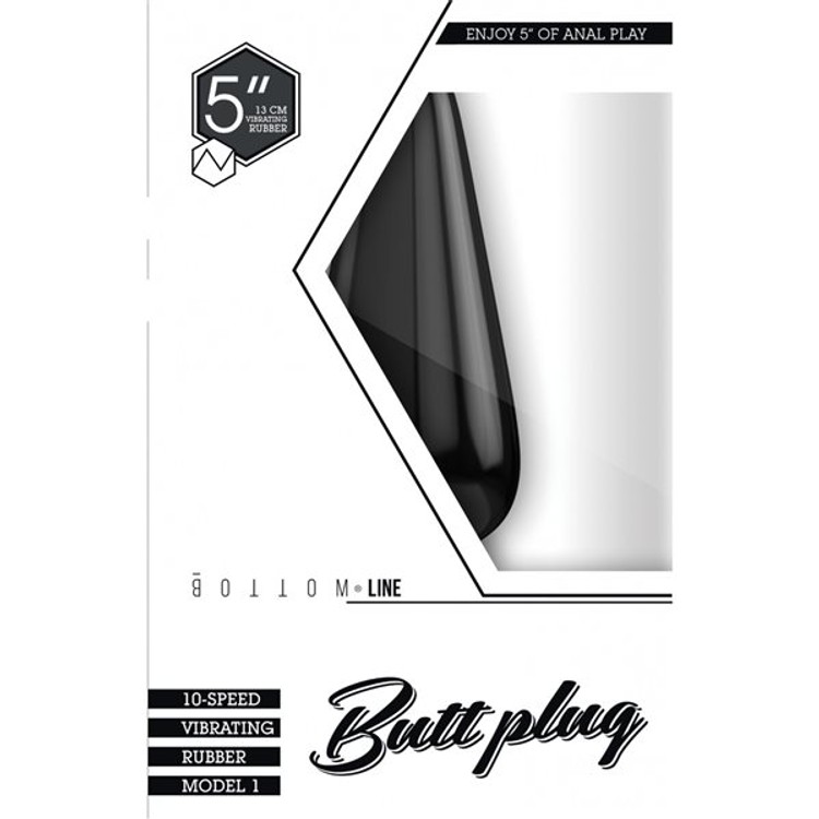 פלאג אנאלי איכותי מגומי בעל מנגנון רטט