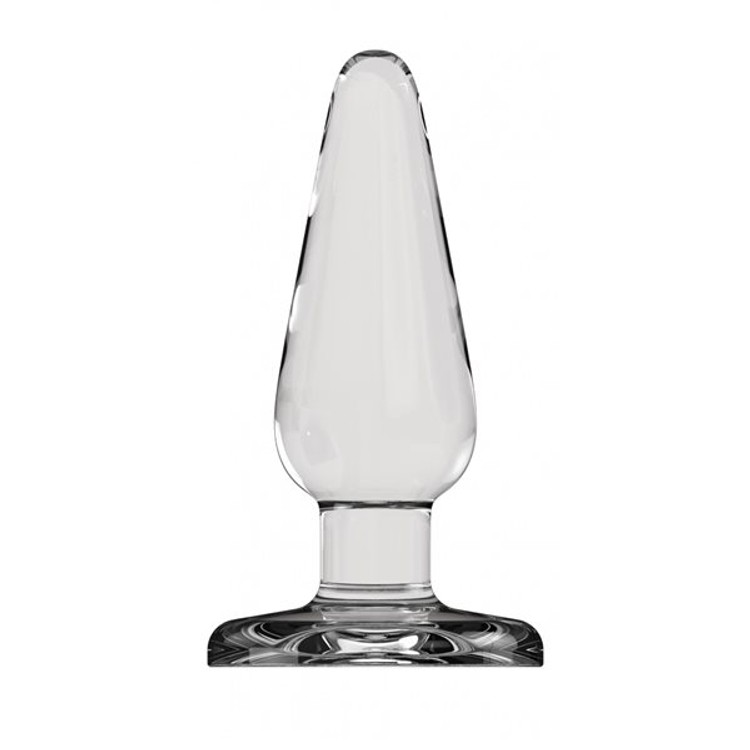 פלאג אנאלי עשוי זכוכית בצורה קלאסית