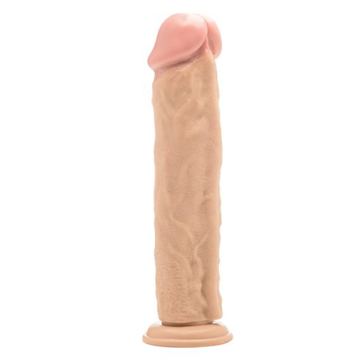 דילדו גומי ריאליסטי ענק מתאים גם לשימוש בריתמות סטראפאון