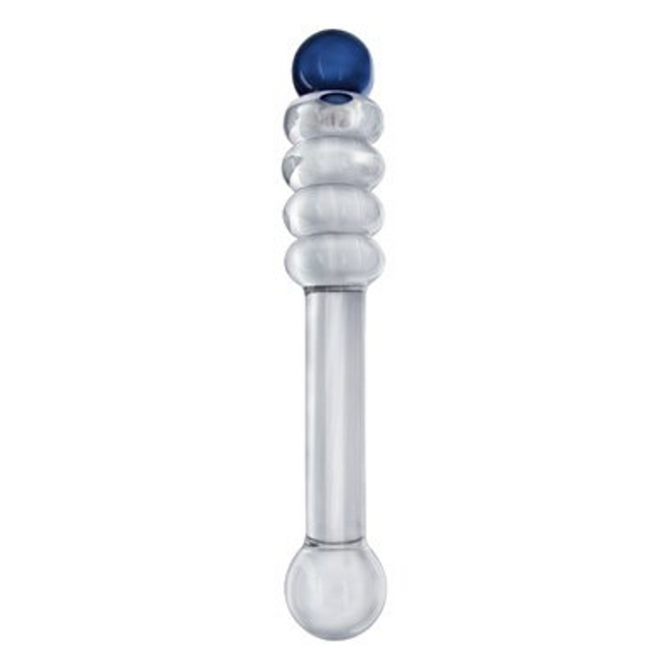 הגשוש - דילדו מזכוכית עם ארבע טבעות