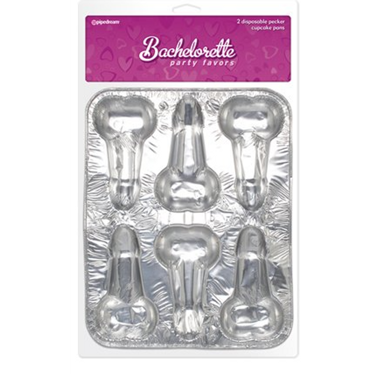 זוג תבניות חד פעמיות לאפיית קאפקייקס בצורת בולבול