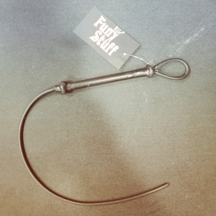 שוט גומי סינגל טייל עם ידית אלומיניום