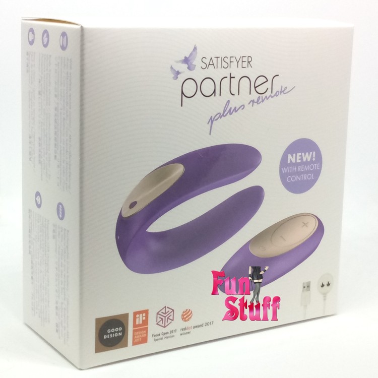 ויברטור לכיף זוגי Partner PLUS עם שלט רחוק